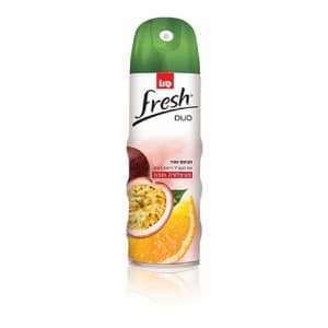 Sano Освежитель воздуха Duo Fresh Parfumed 2 в 1пассифлора и апельсин 330 мл 