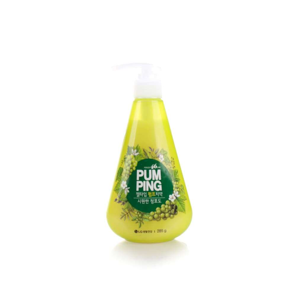 LG H&H Зубная паста с ароматом зеленого винограда Perioe Pum Ping Green Grape Toothpaste, 285 мл 