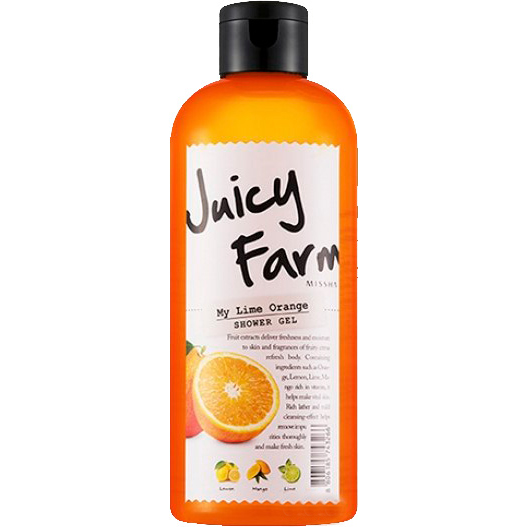 Missha Гель для душа Juicy Farm My Lime Orange, 300 мл 